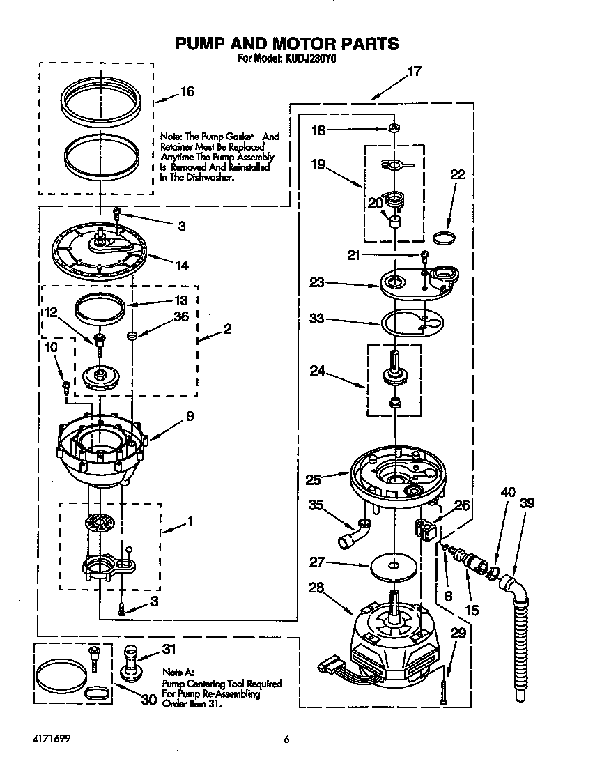 Pump and motor
