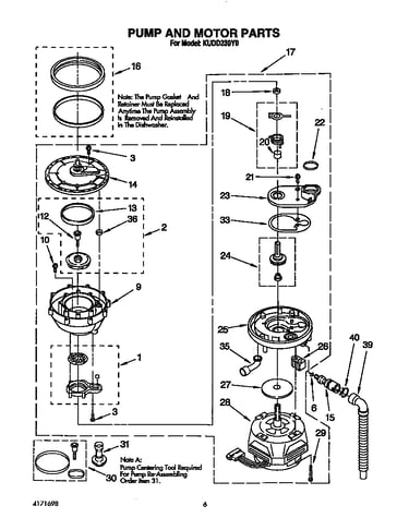 Pump and motor