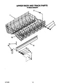 Upper rack and track
