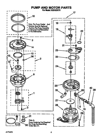 Pump and motor