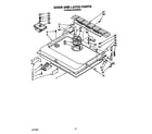 KitchenAid KUDH230Y0 door and latch diagram