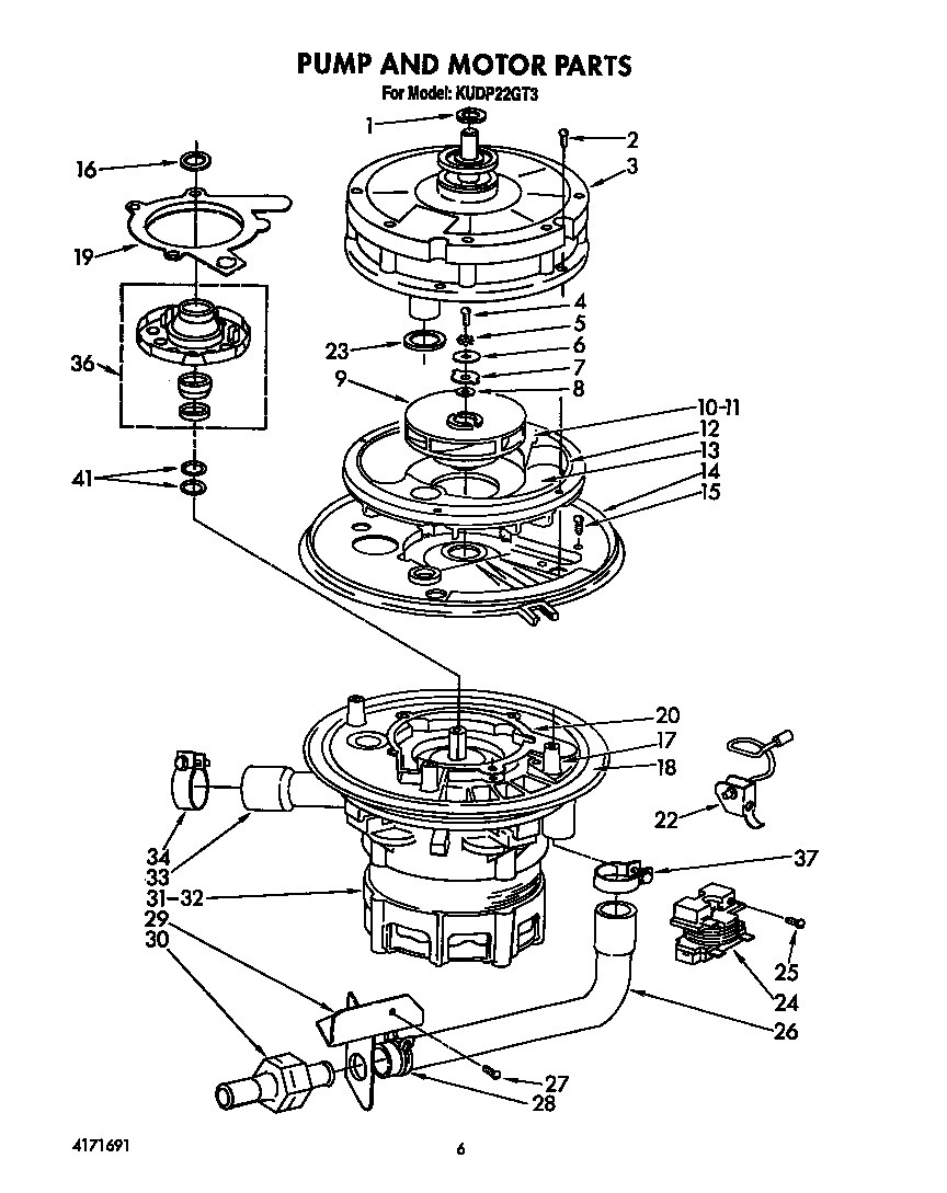 Pump and motor