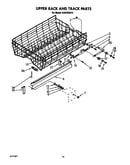 Upper rack and track