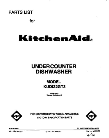 Front cover