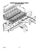 Upper rack and track