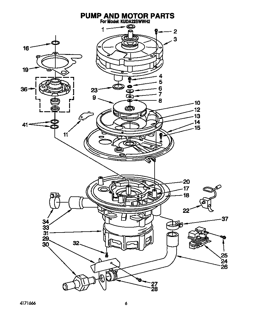 Pump and motor