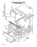 Frame and tank