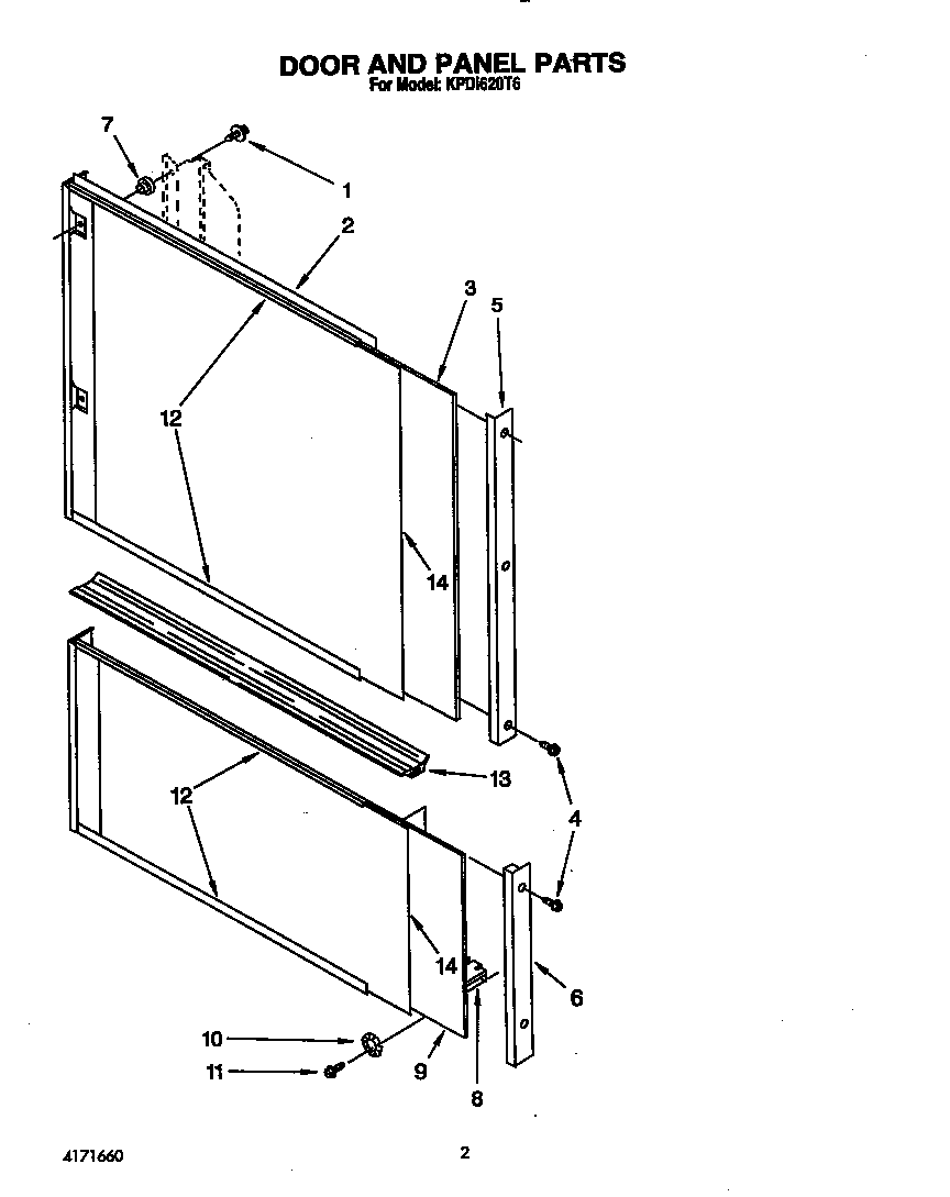 Door and panel