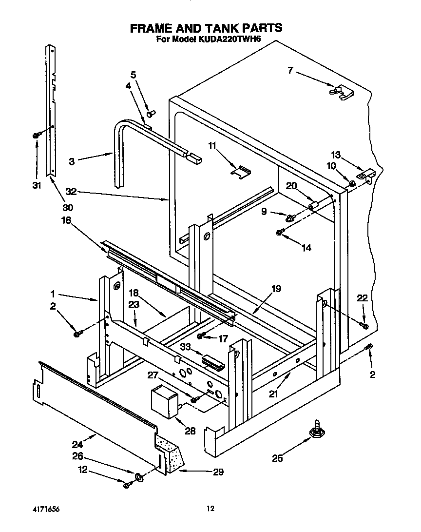 FRAME AND TANK