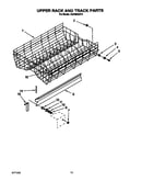 Upper rack and track
