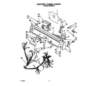 KitchenAid KUDC220T6 control panel diagram