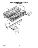 Upper rack and track