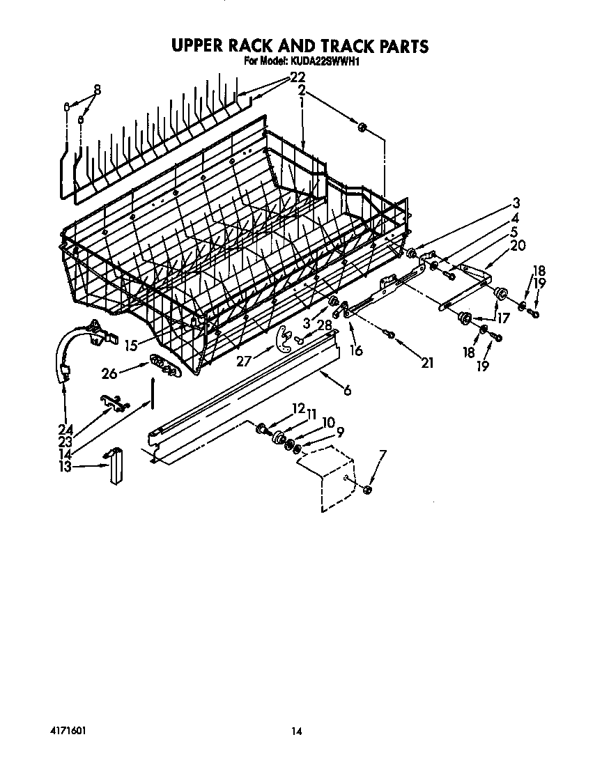 UPPER RACK AND TRACK