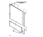 KitchenAid KUDA22ST4 door and panel diagram