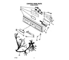 KitchenAid KUDA22ST4 control panel diagram