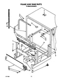 Frame and tank