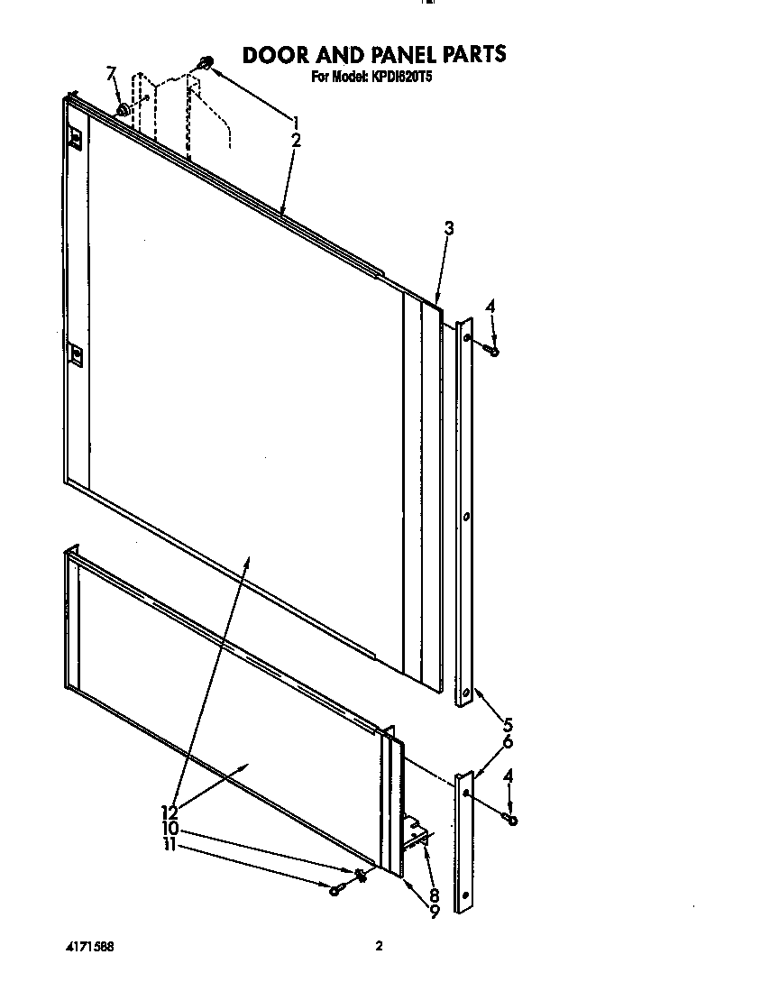 Door and panel