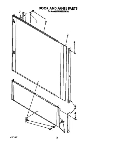 Door and panel