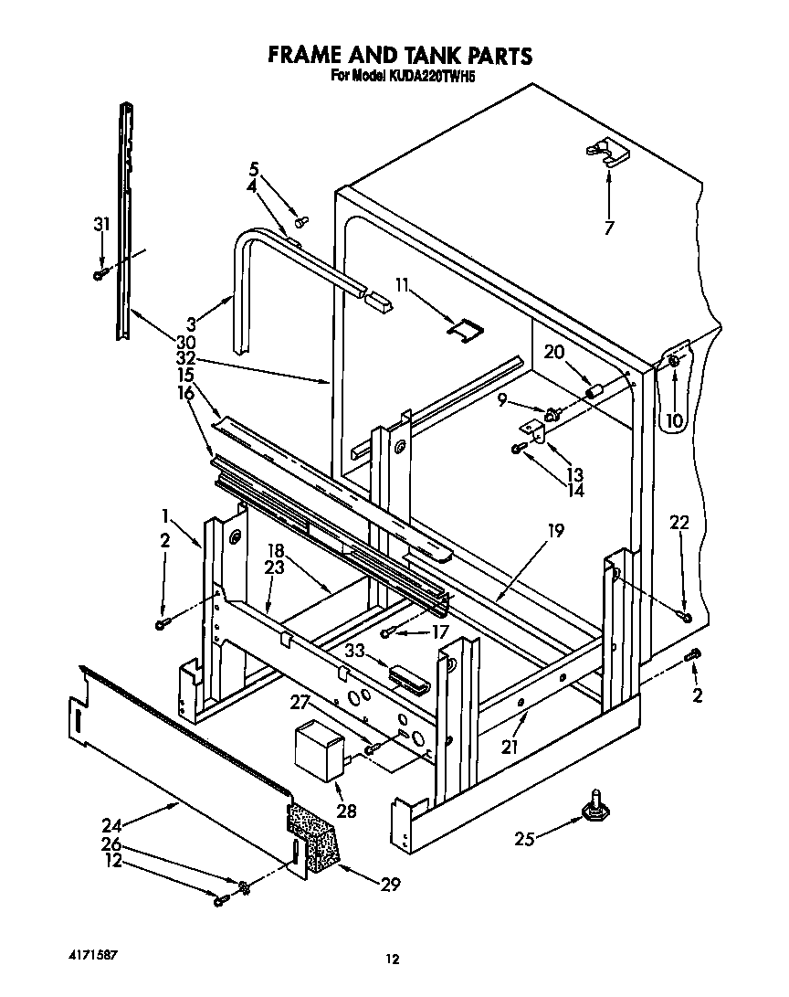 FRAME AND TANK