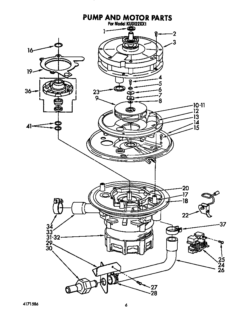 Pump and motor