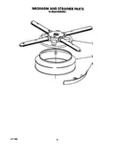 Wash arm and strainer