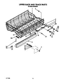 Upper rack and track