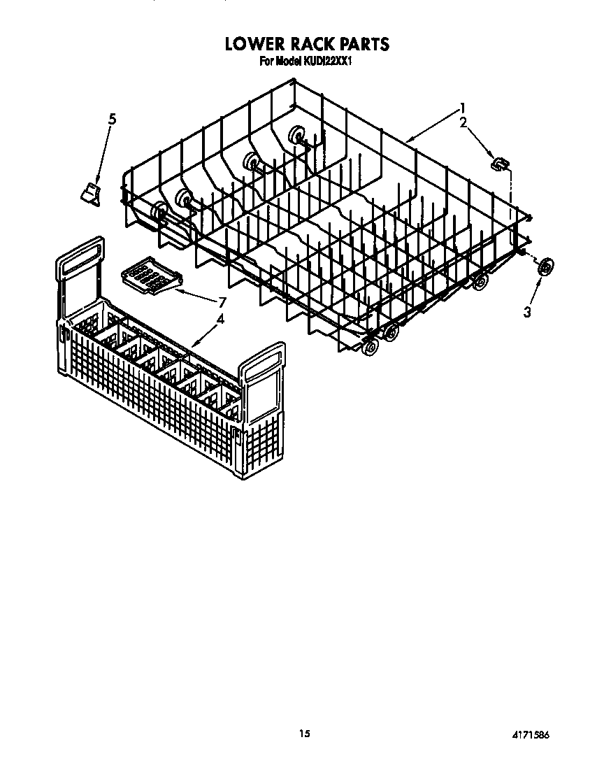 Lower rack