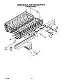 Upper rack and track