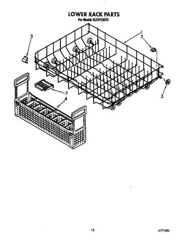 Lower rack