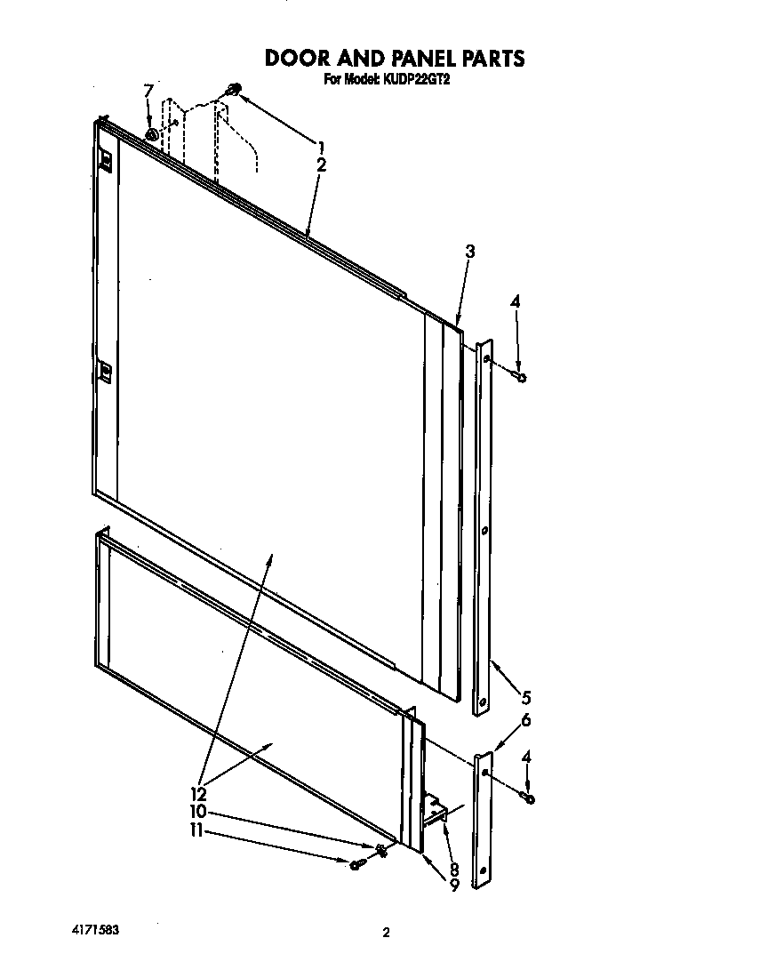 Door and panel