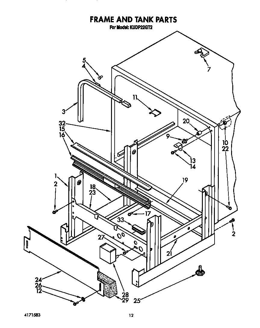 FRAME AND TANK