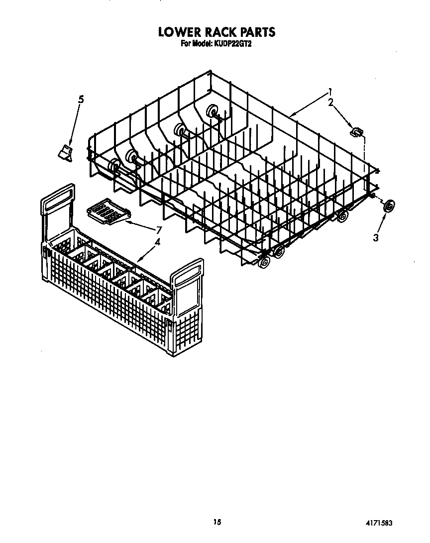 Lower rack