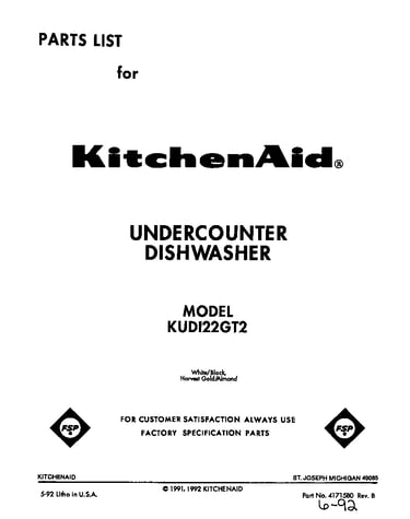 Front cover