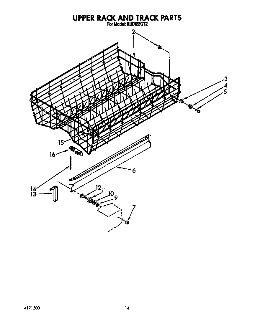 UPPER RACK AND TRACK