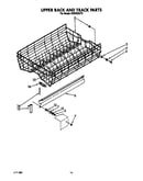 Upper rack and track