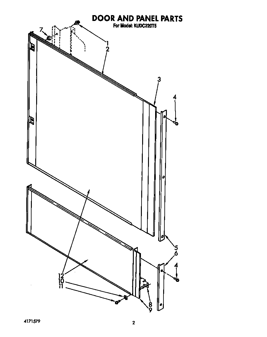Door and panel