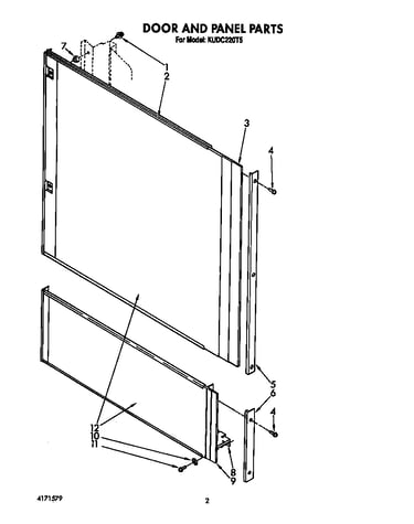 Door and panel