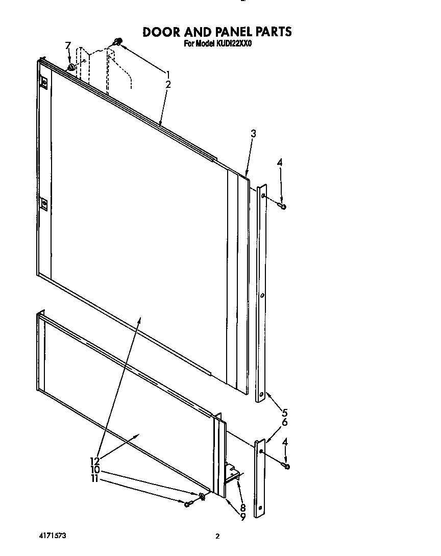 Door and panel