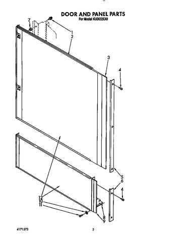 Door and panel