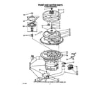 KitchenAid KUDA220TWH4 pump and motor diagram