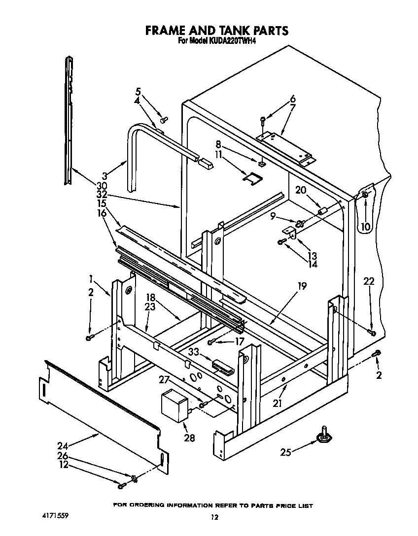 FRAME AND TANK