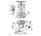 KitchenAid KUDA22SWWH0 pump and motor diagram
