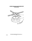 Lower washarm and strainer