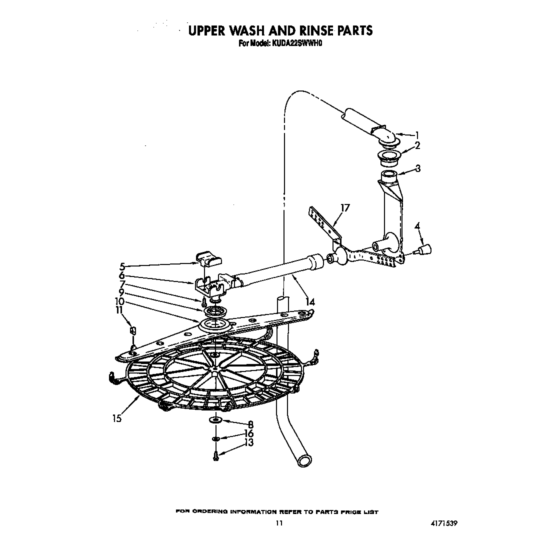 Upper wash and rinse