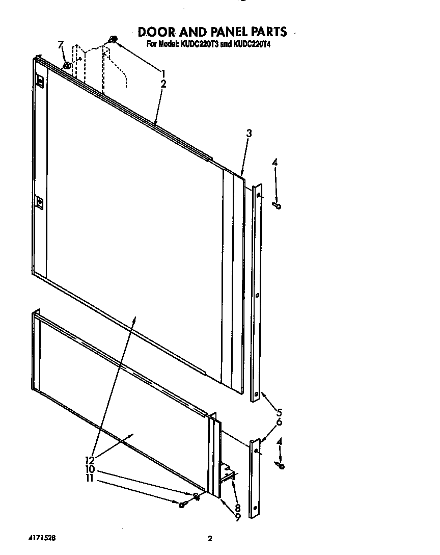 Door and panel