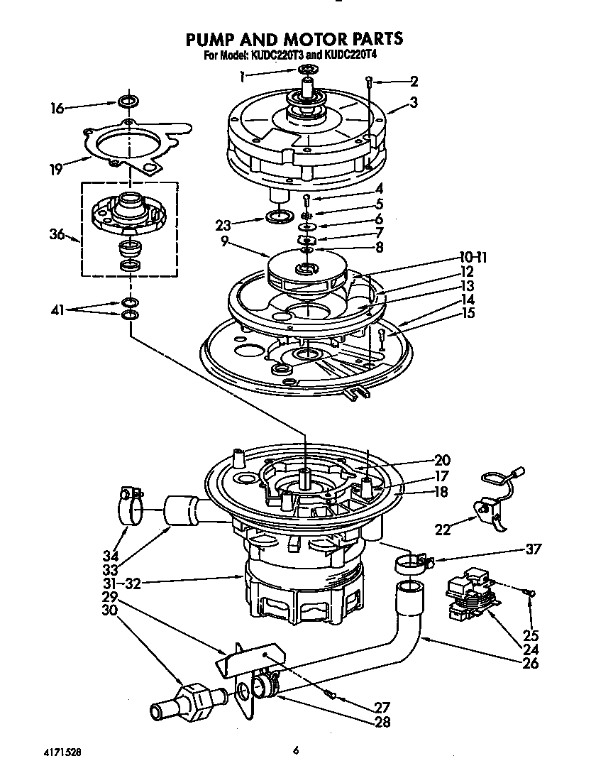Pump and motor
