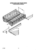 Upper rack and track