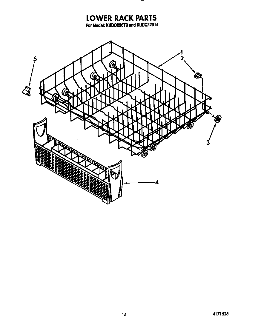 Lower rack
