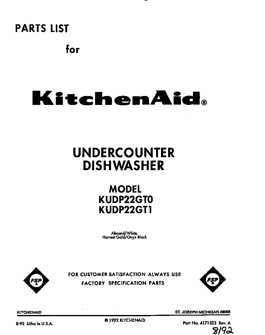 Front cover