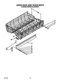 Upper rack and track